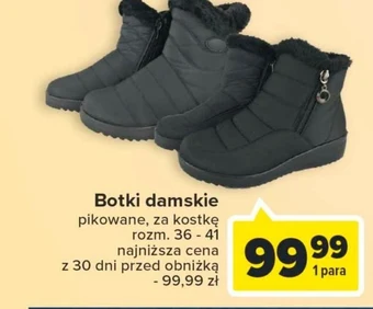 Carrefour Botki damskie oferta