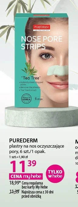 Hebe Plastry na nos oczyszczające drzewo herbaciane oferta