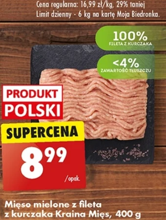 Biedronka Mięso mielone oferta