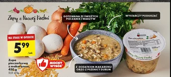 Biedronka Zupa pieczarkowa z makaronem oferta