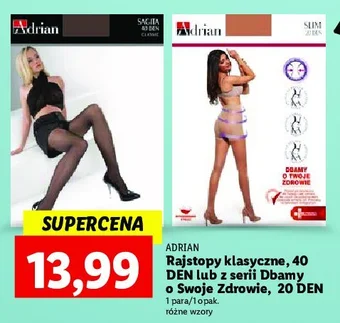 Lidl Rajstopy damskie slim 20 den oferta