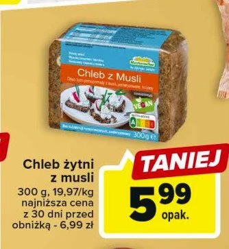 Carrefour Chleb z musli oferta