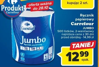 Carrefour Ręcznik papierowy oferta