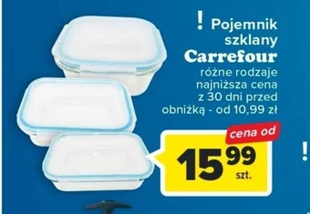 Carrefour Pojemnik szklany oferta