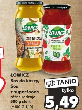 Kaufland Łowicz sos spaghetti pikantny 500 g oferta