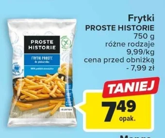 Carrefour Frytki 750 g oferta