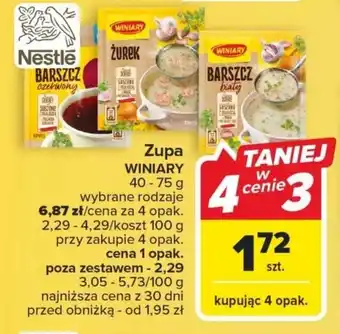 Carrefour Zupa 40-75 g oferta