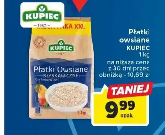 Carrefour Płatki Owsiane 1 kg oferta