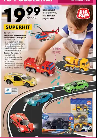 Biedronka Samochód pick-up 1:32 oferta