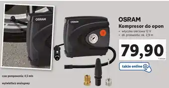 Lidl OSRAM Kompresor do opon oferta