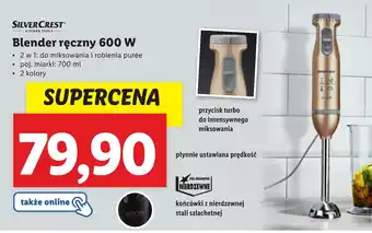Lidl SILVERCREST Blender ręczny 600 W oferta