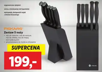 Lidl FISKARS Zestaw 5 noży oferta