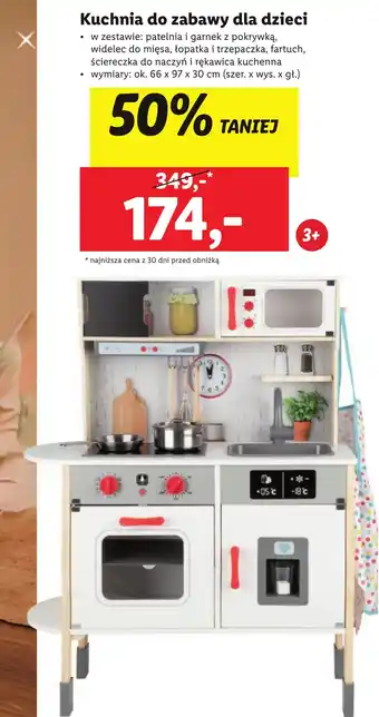 Lidl Kuchnia do zabawy dla dzieci oferta