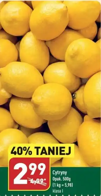 ALDI Cytryny 500g oferta