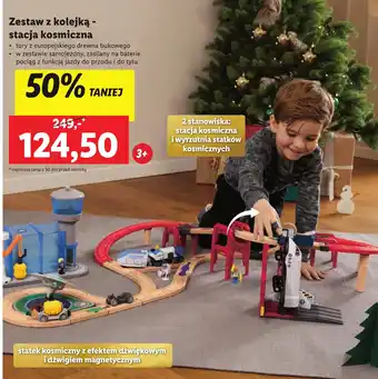 Lidl Zestaw z kolejką stacja kosmiczna oferta