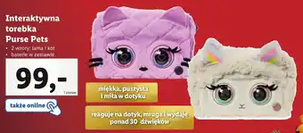 Lidl Interaktywna torebka Purse Pets oferta