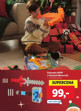 Lidl Zabawka NERF z kolekcji Minecraft oferta