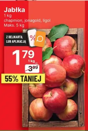 Delikatesy Centrum Jabłka 1 kg oferta