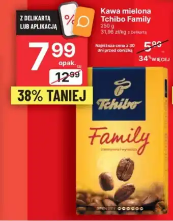 Delikatesy Centrum Kawa mielona Tchibo Family oferta