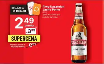 Delikatesy Centrum Piwo Kasztelan Jasne Pełne 0,5 l oferta