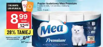 Delikatesy Centrum Papier toaletowy Mea Premium 8 rolek oferta