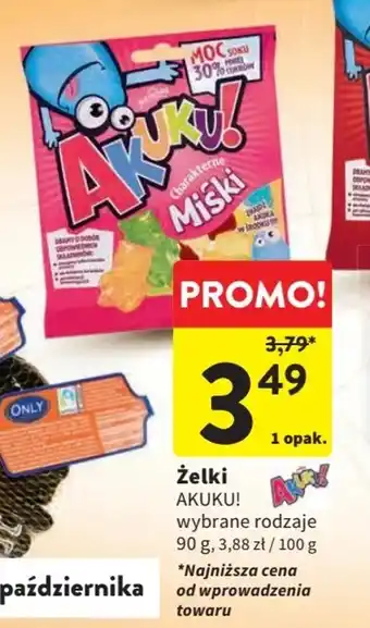 Intermarche Żelki AKUKU! 90 g oferta