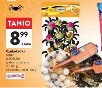 Intermarche Czekoladki GUNZ RIEGELEIN 50-100g oferta