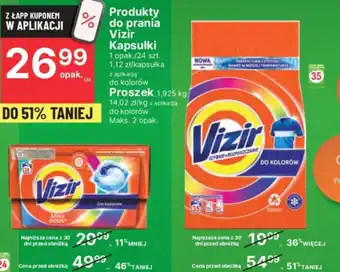 Delikatesy Centrum Vizir proszek do prania 1,925 kg oferta