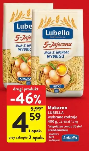 Intermarche Makaron LUBELLA 400g oferta