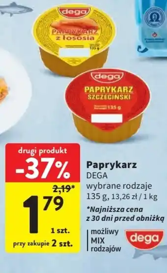 Intermarche Paprykarz DEGA 135g oferta