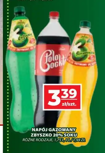 Top Market NAPÓJ GAZOWANY ZBYSZKO 20% SOKU 1,75l oferta