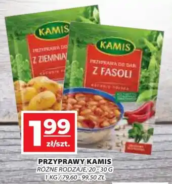 Top Market PRZYPRAWY KAMIS RÓŻNE RODZAJE, 20-30 G oferta