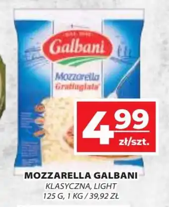 Top Market MOZZARELLA GALBANI KLASYCZNA, LIGHT 125 G oferta
