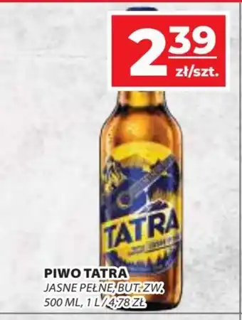 Top Market PIWO TATRA JASNE PEŁNE 500 ML oferta