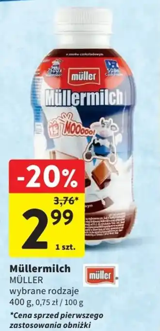 Intermarche Müllermilch MÜLLER 400g oferta