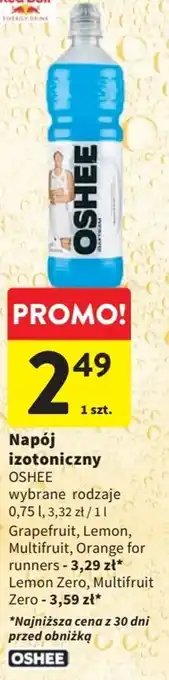 Intermarche Napój izotoniczny OSHEE 0,75l oferta
