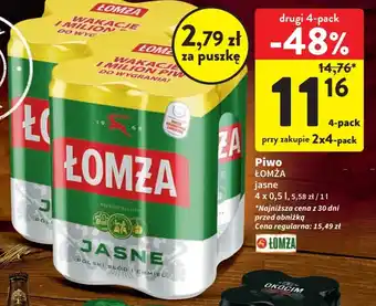 Intermarche Piwo ŁOMŻA 4x0,5l oferta