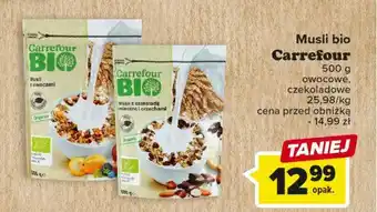 Carrefour Musli z owocami oferta