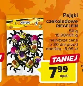Carrefour Czekoladki halloween pająki oferta