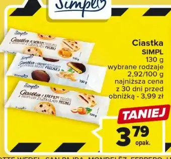 Carrefour Ciastka z kremem z solonym karmelem oferta
