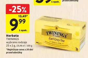 Intermarche Herbata TWININGS 25 x 2 g oferta