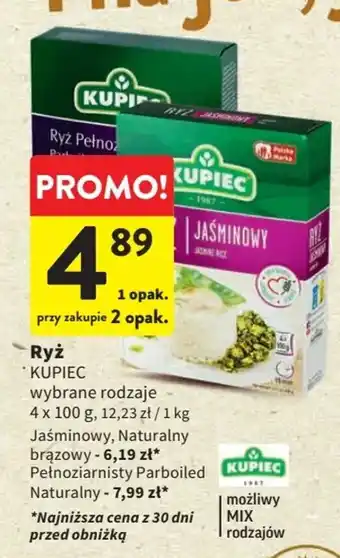 Intermarche Ryż KUPIEC 4x100g oferta