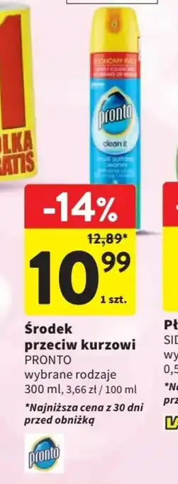 Intermarche Środek przeciw kurzowi PRONTO 300ml oferta