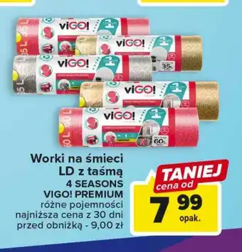 Carrefour Worki na smieci 35 l oferta