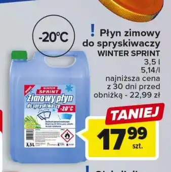 Carrefour Płyn zimowy do spryskiwaczy cytrynowy oferta
