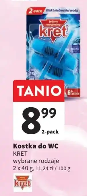 Intermarche Kostka do WC KRET 2x40g oferta