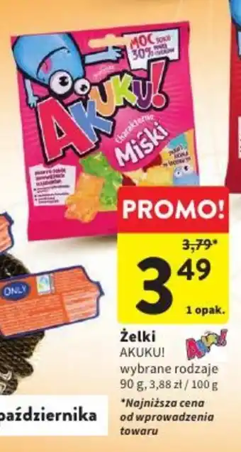 Intermarche Żelki AKUKU! 90 g oferta