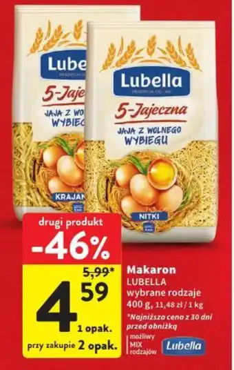 Intermarche Makaron LUBELLA 400g oferta