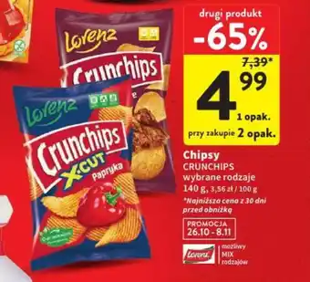 Intermarche Chipsy CRUNCHIPS 140 g oferta