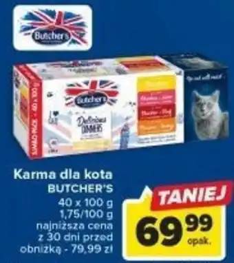 Carrefour Karma dla kota 40 x 100 g oferta